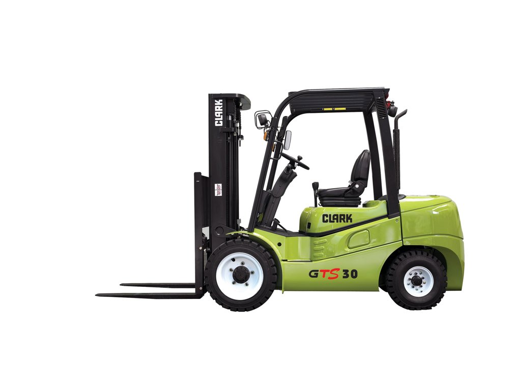 Empilhadeira Clark a Combustão GTS25/30/33 — 2.500 a 3.300 kg GLP ou Diesel