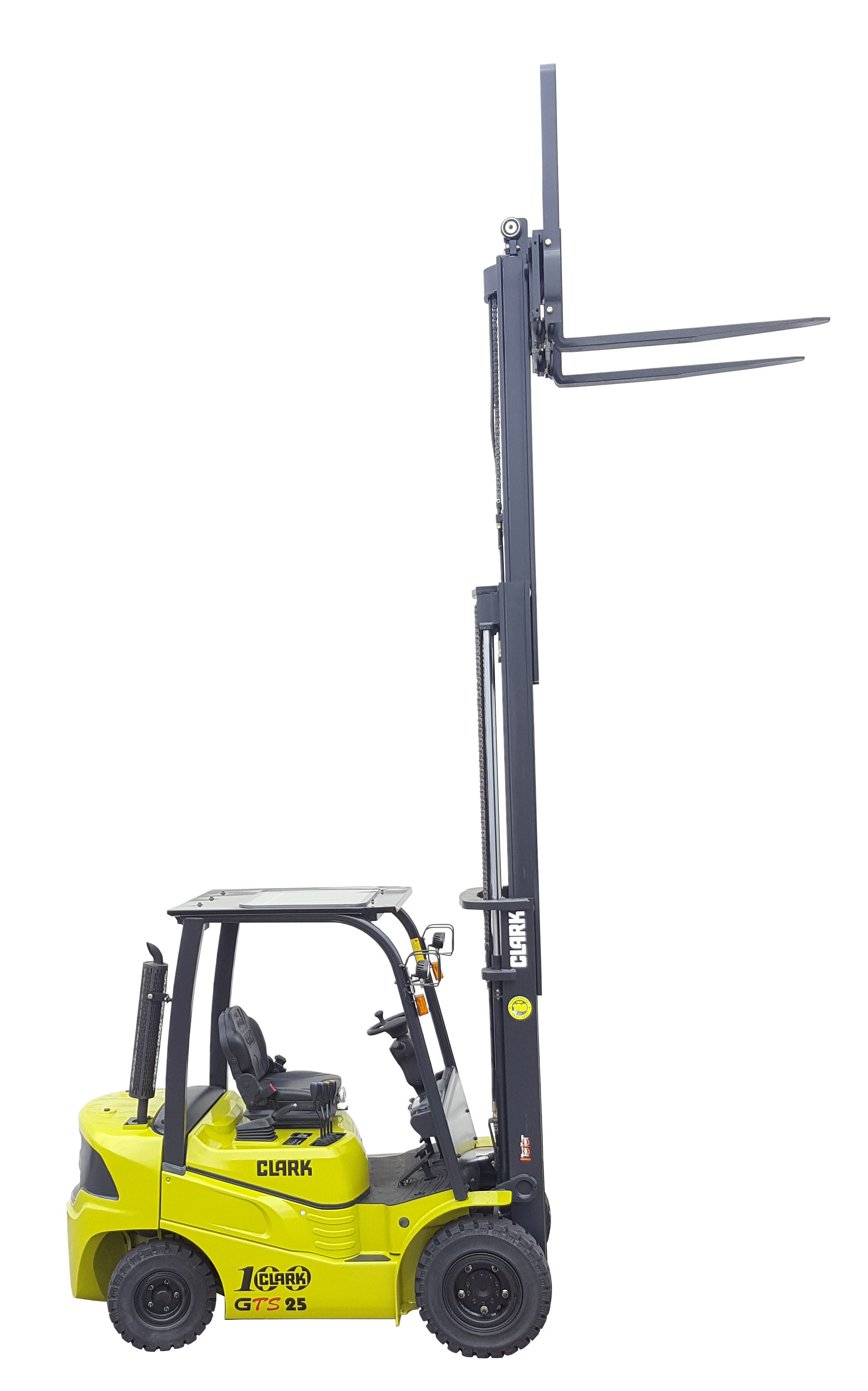 Clark S-Series em operacao em armazem — GLP cushion