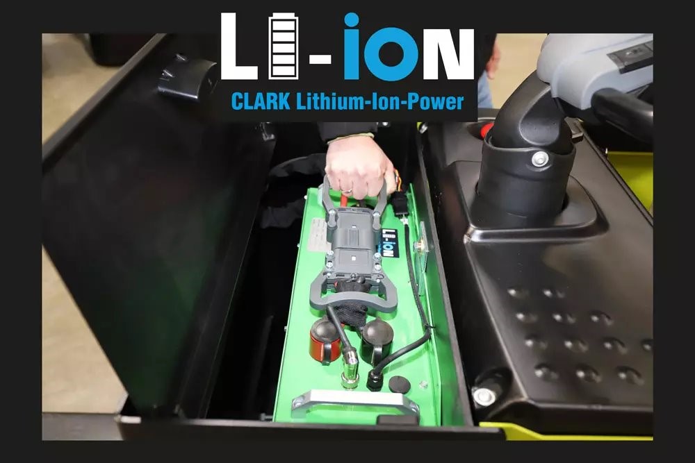 Clark PPFXs20 — Tecnologia eletrica e direção integrada, operacao economica