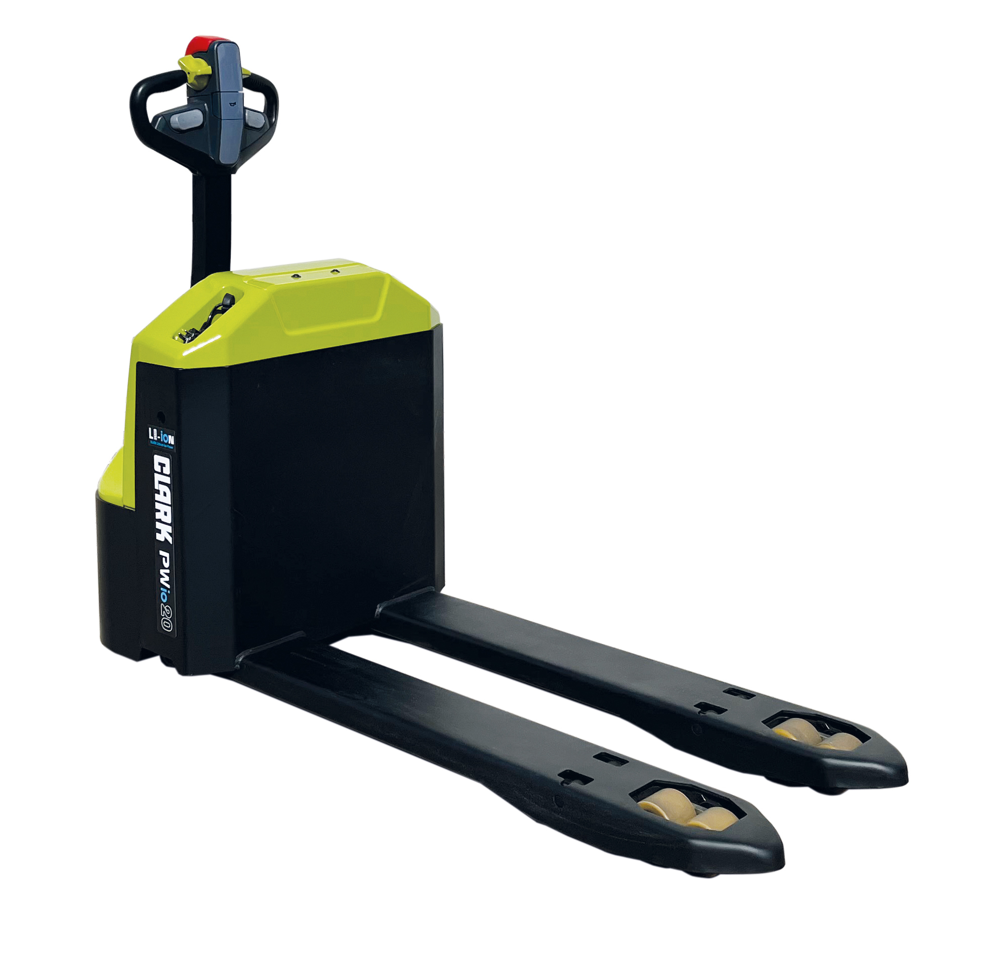 Raio de Giro 1.320 mmgadas Clark PWio20 — monitoramento de bordo e controle por senha
